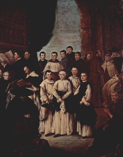 Group Portrait of Venetian Monks, Canons, and Members of Venetian Brotherhoods by Pietro Longhi